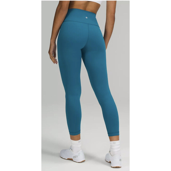 Lululemon Wunder Train High-Rise Pant 25” Capri Blue Women’s Sz 18 NWT - Picture 2 of 4